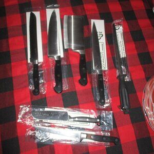 7p Harris Teeter Cutlery kitchen knife set